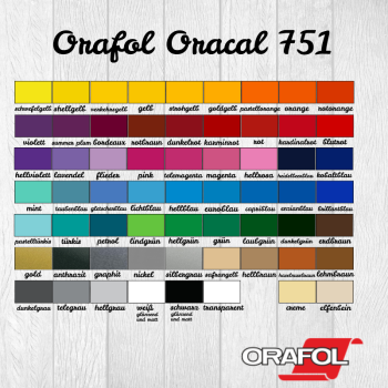 Oracal 751 DIN A4 (21x30cm)